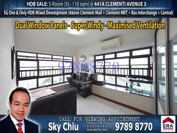 Blk 441A Clementi Avenue 3 (Clementi), HDB 5 Rooms #153551792